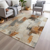 Piper Looms Chantille Abstract ACN1967 Ivory Machine Washable Area Rug Lifestyle Image Feature