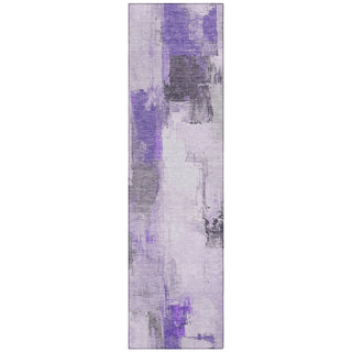 Piper Looms Chantille Abstract ACN1967 Lavender Machine Washable Area Rug Runner Main Image