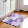 Piper Looms Chantille Abstract ACN1967 Lavender Machine Washable Area Rug Scatter Lifestyle Image Feature