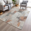 Piper Looms Chantille Abstract ACN1967 Paprika Machine Washable Area Rug Lifestyle Image Feature