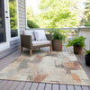 Piper Looms Chantille Abstract ACN1967 Paprika Machine Washable Area Rug Outdoor Lifestyle Image Feature