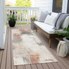 Piper Looms Chantille Abstract ACN1967 Paprika Machine Washable Area Rug Runner Outdoor Lifestyle Image Feature