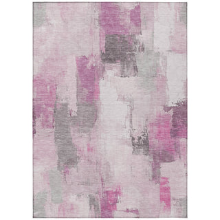 Piper Looms Chantille Abstract ACN1967 Pink Machine Washable Area Rug main image