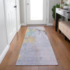 Piper Looms Chantille Abstract ACN1968 Lavender Machine Washable Area Rug Runner Lifestyle Image Feature