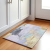 Piper Looms Chantille Abstract ACN1968 Lavender Machine Washable Area Rug Scatter Lifestyle Image Feature