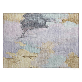 Piper Looms Chantille Abstract ACN1968 Lavender Machine Washable Area Rug Scatter Main Image
