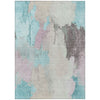 Piper Looms Chantille Abstract ACN1968 Teal Machine Washable Area Rug main image