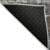 Piper Looms Chantille Geometric ACN1969 Brown Machine Washable Area Rug Backing Image