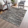 Piper Looms Chantille Geometric ACN1969 Brown Machine Washable Area Rug Lifestyle Image Feature