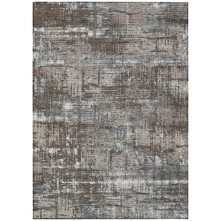 Piper Looms Chantille Geometric ACN1969 Brown Machine Washable Area Rug main image