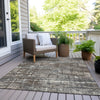 Piper Looms Chantille Geometric ACN1969 Brown Machine Washable Area Rug Outdoor Lifestyle Image Feature