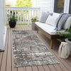 Piper Looms Chantille Geometric ACN1969 Brown Machine Washable Area Rug Runner Outdoor Lifestyle Image Feature