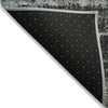 Piper Looms Chantille Geometric ACN1969 Charcoal Machine Washable Area Rug Backing Image