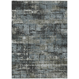 Piper Looms Chantille Geometric ACN1969 Charcoal Machine Washable Area Rug main image