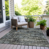 Piper Looms Chantille Geometric ACN1969 Charcoal Machine Washable Area Rug Outdoor Lifestyle Image Feature