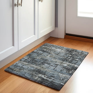 Piper Looms Chantille Geometric ACN1969 Charcoal Machine Washable Area Rug Scatter Lifestyle Image Feature