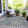 Piper Looms Chantille Geometric ACN1969 Denim Machine Washable Area Rug Outdoor Lifestyle Image Feature