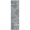 Piper Looms Chantille Geometric ACN1969 Denim Machine Washable Area Rug Runner Main Image