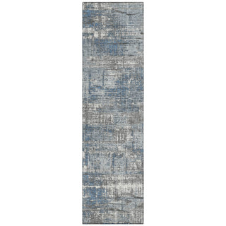 Piper Looms Chantille Geometric ACN1969 Denim Machine Washable Area Rug Runner Main Image