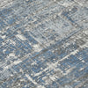 Piper Looms Chantille Geometric ACN1969 Denim Machine Washable Area Rug Swatch Image