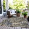 Piper Looms Chantille Geometric ACN1969 Navy Machine Washable Area Rug Outdoor Lifestyle Image Feature