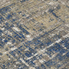 Piper Looms Chantille Geometric ACN1969 Navy Machine Washable Area Rug Swatch Image