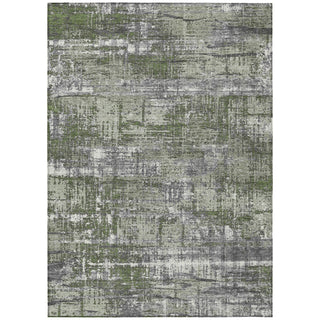 Piper Looms Chantille Geometric ACN1969 Olive Machine Washable Area Rug main image
