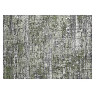 Piper Looms Chantille Geometric ACN1969 Olive Machine Washable Area Rug Scatter Main Image