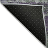 Piper Looms Chantille Geometric ACN1969 Purple Machine Washable Area Rug Backing Image