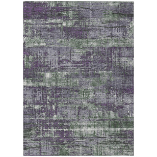 Piper Looms Chantille Geometric ACN1969 Purple Machine Washable Area Rug main image