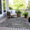 Piper Looms Chantille Geometric ACN1969 Purple Machine Washable Area Rug Outdoor Lifestyle Image Feature