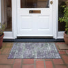 Piper Looms Chantille Geometric ACN1969 Purple Machine Washable Area Rug Scatter Outdoor Lifestyle Image Feature