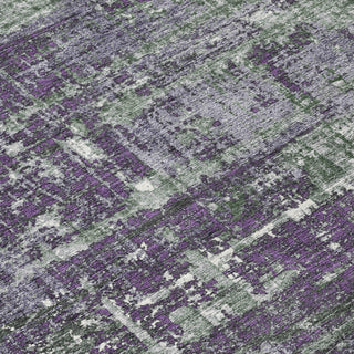 Piper Looms Chantille Geometric ACN1969 Purple Machine Washable Area Rug Swatch Image