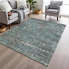 Piper Looms Chantille Geometric ACN1969 Taupe Machine Washable Area Rug Lifestyle Image Feature