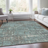 Piper Looms Chantille Geometric ACN1969 Taupe Machine Washable Area Rug Lifestyle Image Feature