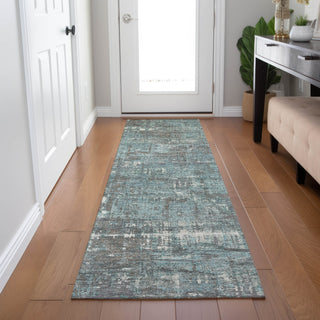 Piper Looms Chantille Geometric ACN1969 Taupe Machine Washable Area Rug Runner Lifestyle Image Feature