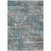 Piper Looms Chantille Geometric ACN1969 Teal Machine Washable Area Rug main image