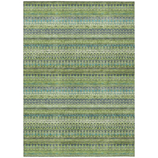 Piper Looms Chantille Stripes ACN1970 Aloe Machine Washable Area Rug main image