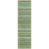 Piper Looms Chantille Stripes ACN1970 Aloe Machine Washable Area Rug Runner Main Image
