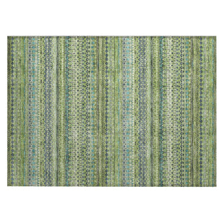 Piper Looms Chantille Stripes ACN1970 Aloe Machine Washable Area Rug Scatter Main Image