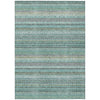 Piper Looms Chantille Stripes ACN1970 Aqua Machine Washable Area Rug main image