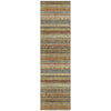 Piper Looms Chantille Stripes ACN1970 Gold Machine Washable Area Rug Runner Main Image