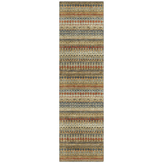 Piper Looms Chantille Stripes ACN1970 Gold Machine Washable Area Rug Runner Main Image