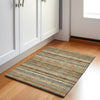 Piper Looms Chantille Stripes ACN1970 Gold Machine Washable Area Rug Scatter Lifestyle Image Feature