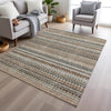 Piper Looms Chantille Stripes ACN1970 Linen Machine Washable Area Rug Lifestyle Image Feature