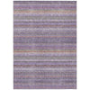 Piper Looms Chantille Stripes ACN1970 Purple Machine Washable Area Rug main image