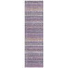 Piper Looms Chantille Stripes ACN1970 Purple Machine Washable Area Rug Runner Main Image