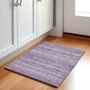 Piper Looms Chantille Stripes ACN1970 Purple Machine Washable Area Rug Scatter Lifestyle Image Feature