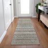 Piper Looms Chantille Stripes ACN1970 Taupe Machine Washable Area Rug Runner Lifestyle Image Feature