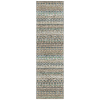 Piper Looms Chantille Stripes ACN1970 Taupe Machine Washable Area Rug Runner Main Image